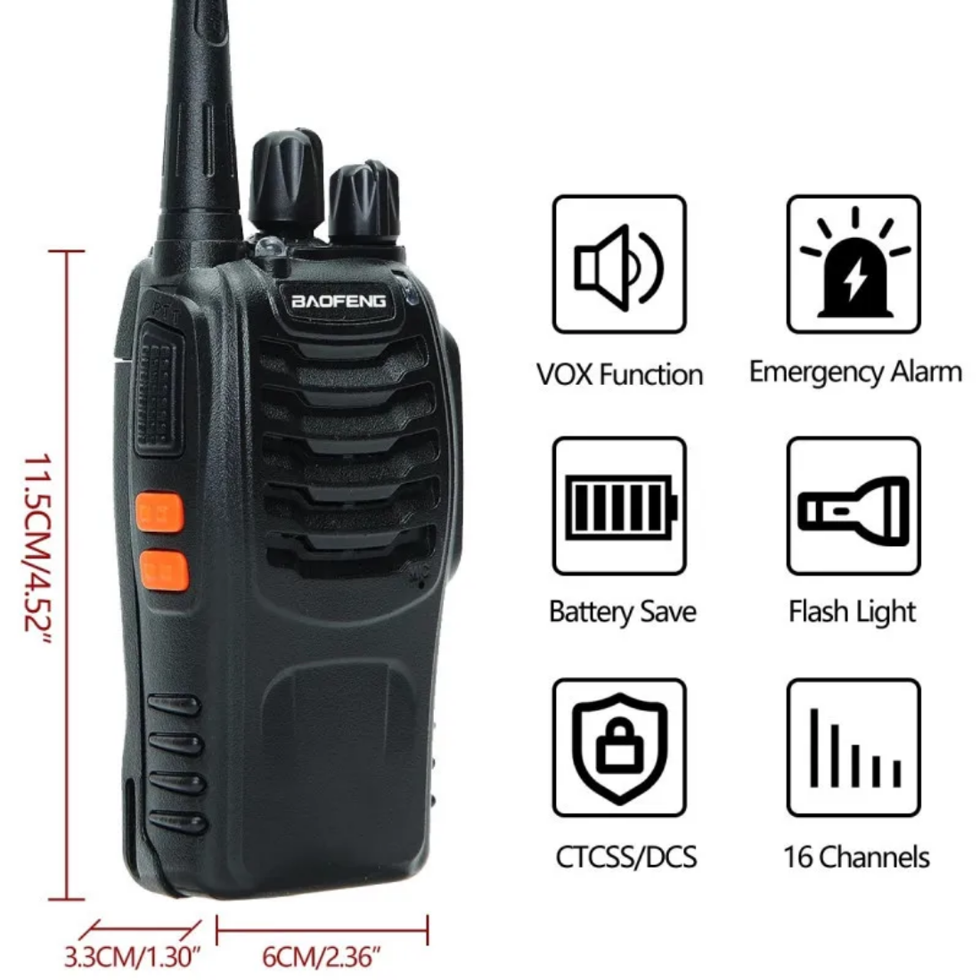 WALKIE TALKIE BAOFENG BF-888S