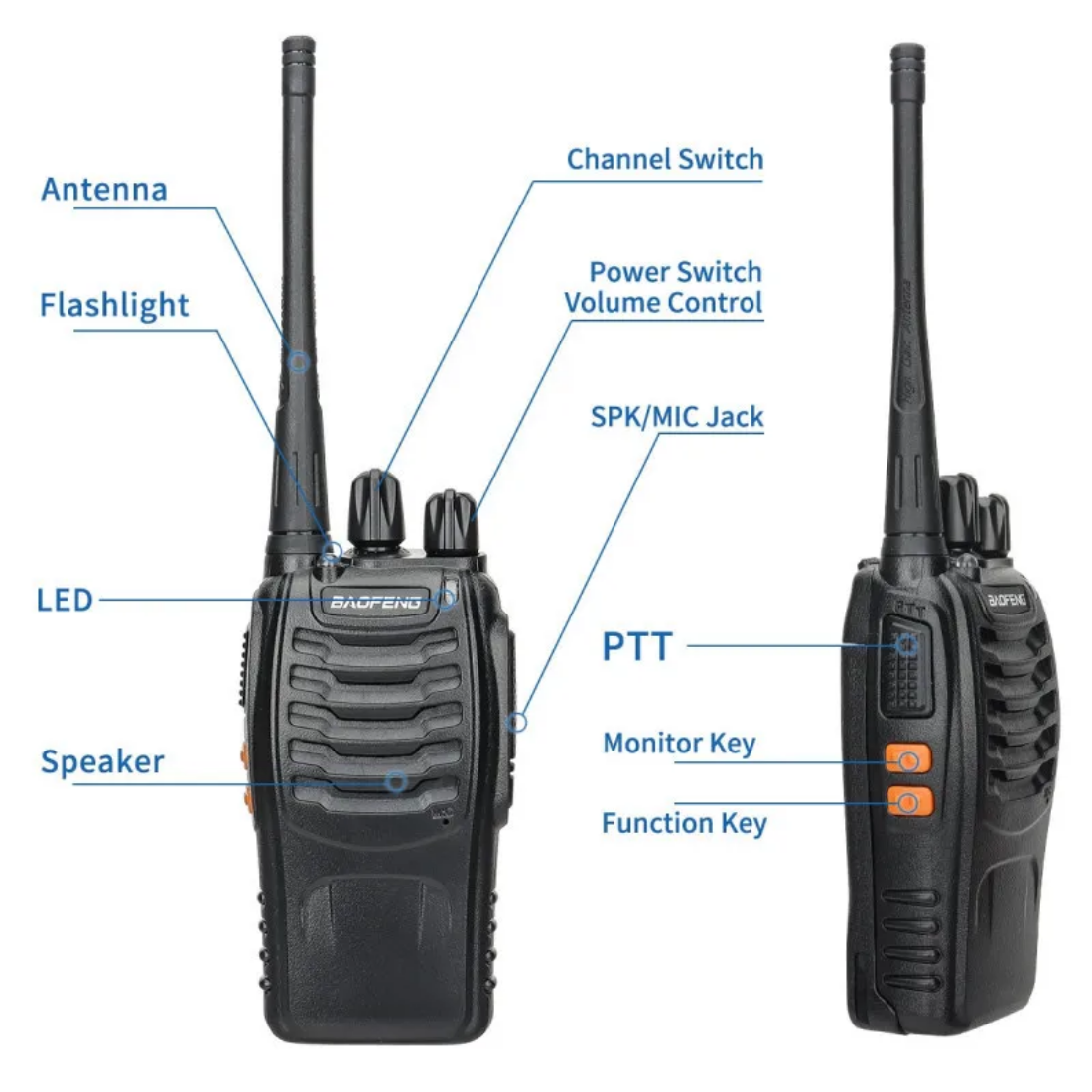 WALKIE TALKIE BAOFENG BF-888S