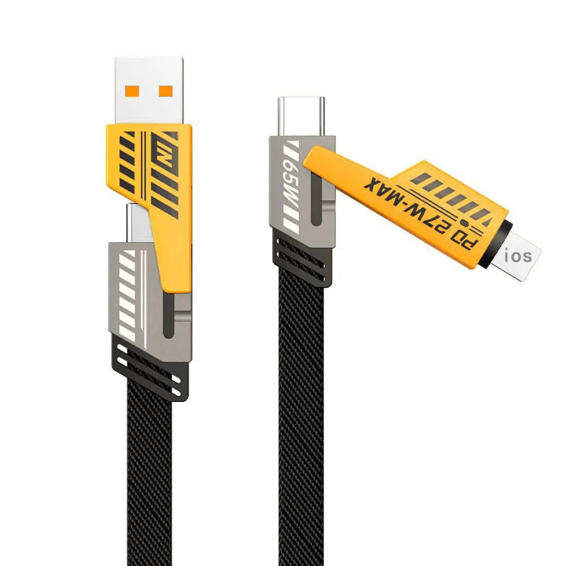 CABLE DE CARGA 65W 4 EN 1