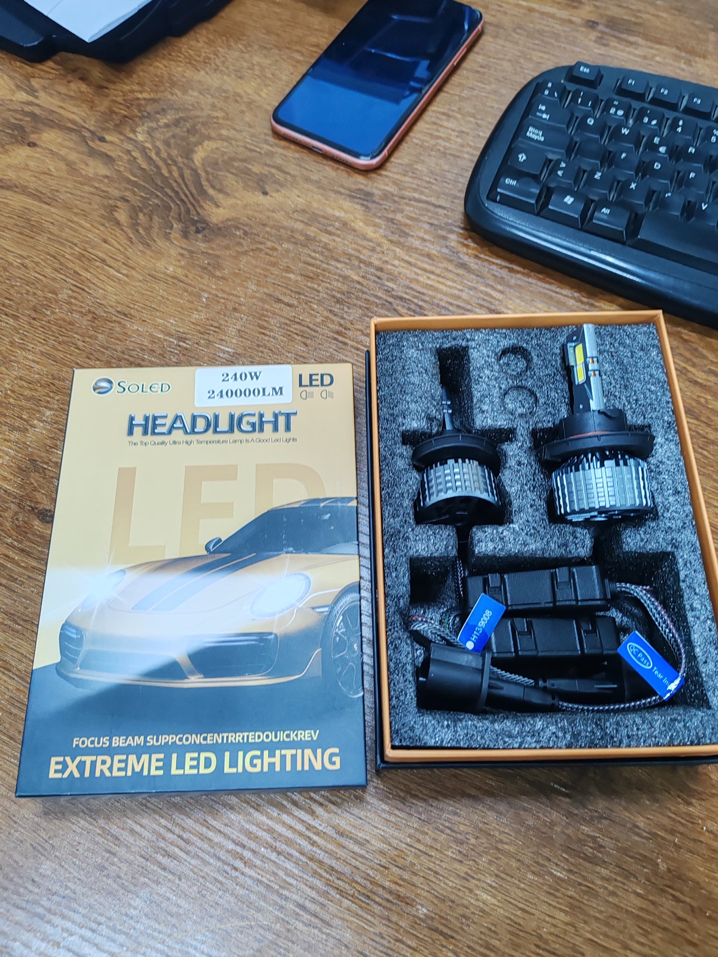 LED H13-H/L 240000 LUMENS