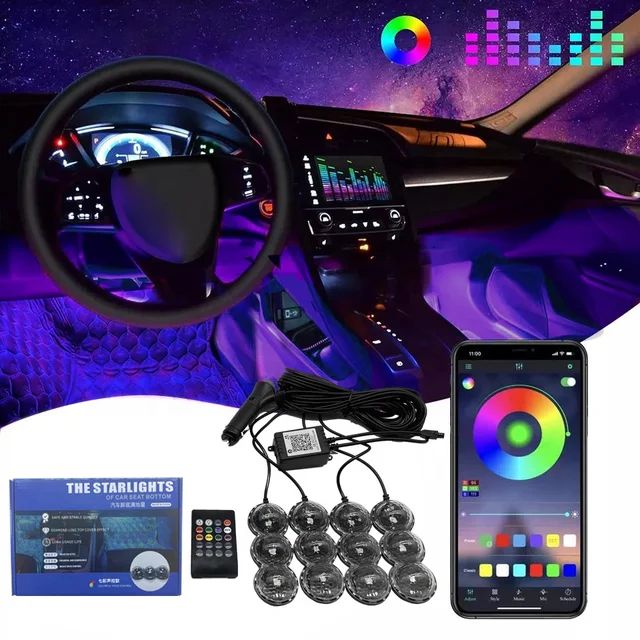 ATMOSFERAS INTERNAS PARA AUTO MULTICOLOR AL SONIDO