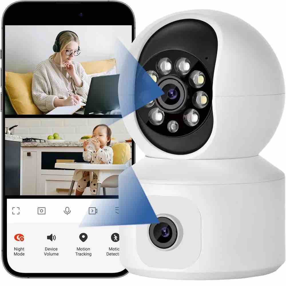 CAMARA DE SEGURIDAD WIDI DOBLE LENTE