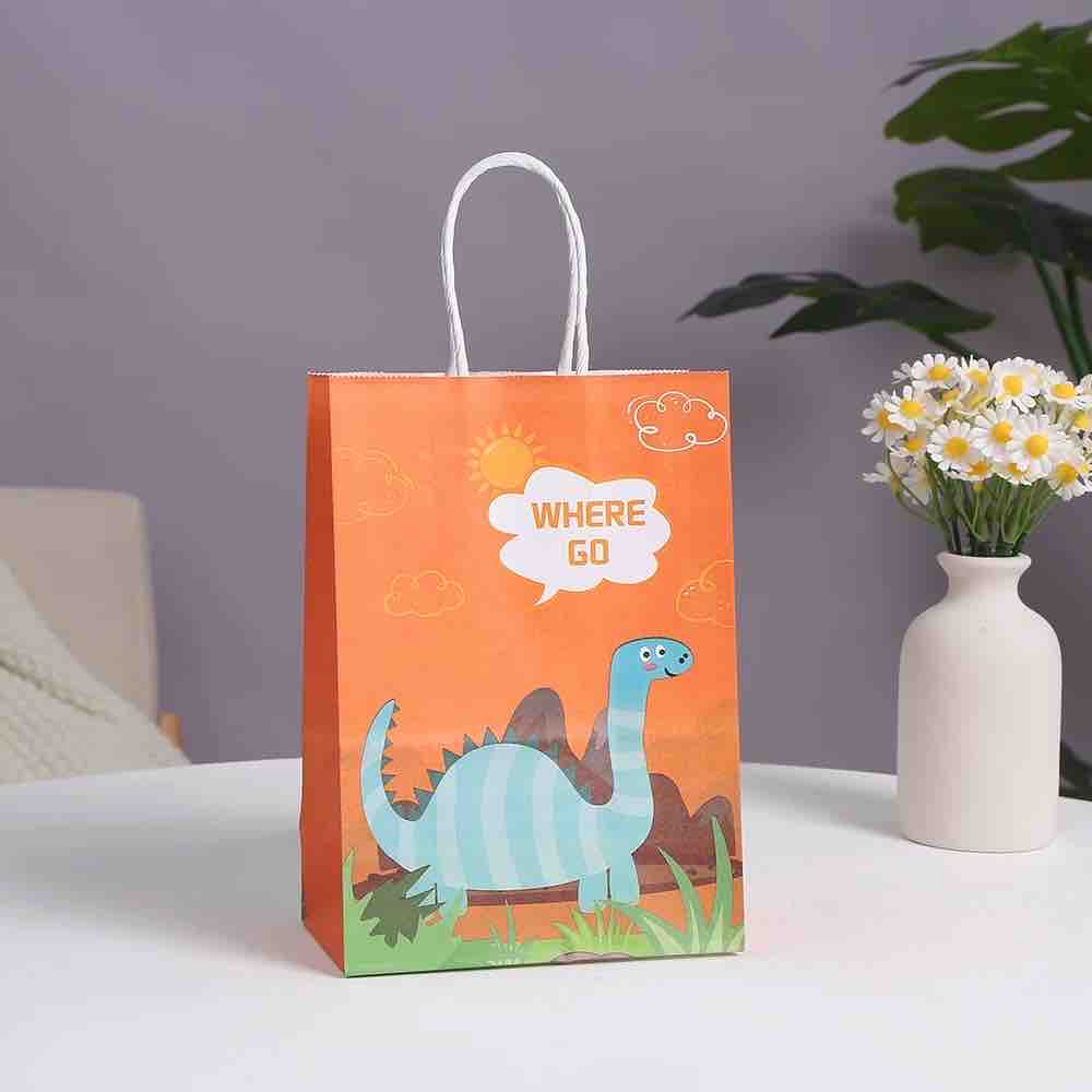 BOLSA DE REGALO DINOSAURIOS MEDIANA