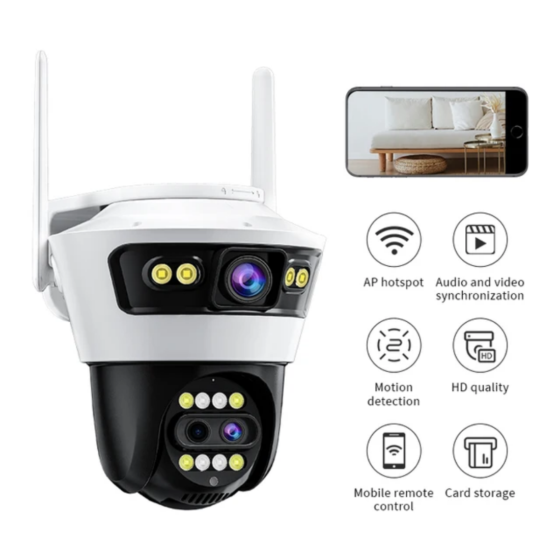 CAMARA WIFI TRIPLE CAMARA